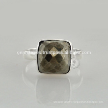 Handmade 925 Sterling Silver Bezel Ring, Natural Gemstone Bezel Ring In Silver Jewelry Manufacturer